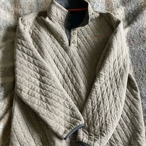 Orvis half button pullover